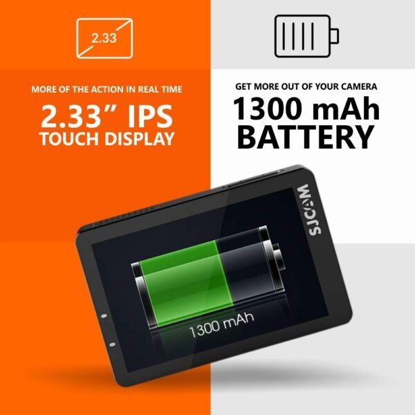 SJCAM SJ10 Pro 12 MP Optical 4K60fps 5.92 cm (2.33") UHD IPS Touch Display Action Camera - Image 5