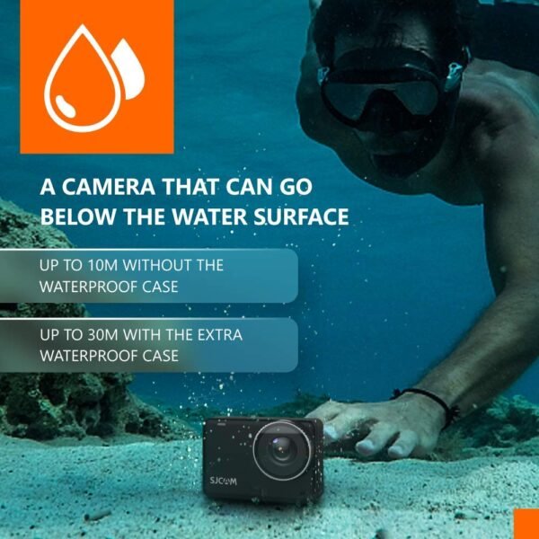 SJCAM SJ10 Pro 12 MP Optical 4K60fps 5.92 cm (2.33") UHD IPS Touch Display Action Camera - Image 7