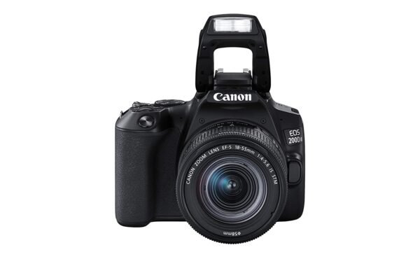 Canon EOS 200D II 24.1MP Digital SLR Camera + EF-S 18-55mm f4 is STM Lens (Black) - Image 4