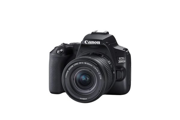 Canon EOS 200D II 24.1MP Digital SLR Camera + EF-S 18-55mm f4 is STM Lens (Black) - Image 2