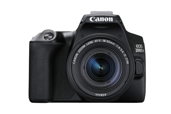 Canon EOS 200D II 24.1MP Digital SLR Camera + EF-S 18-55mm f4 is STM Lens (Black) - Image 6