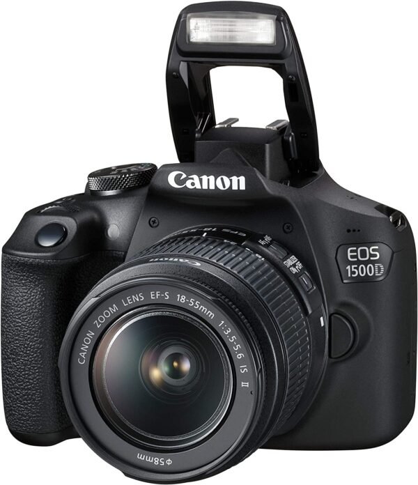 Canon EOS 1500D 24.1 Digital SLR Camera (Black) with EF S18-55 is II Lens - Image 6
