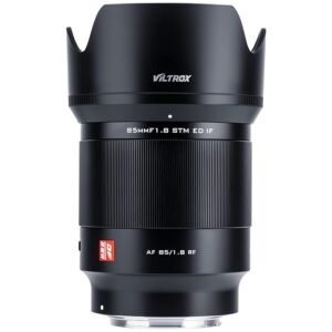 VILTROX 85Mm F1.8 Rf Mount Full Frame Auto Focus Prime Portrait Lens for Canon Eos R5 R6 C70,Black