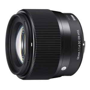 Sigma 56Mm F/1.4 Dc Dn Contemporary Lens for E-Mount Mirrorless Cameras (Aps-C Format, Black)