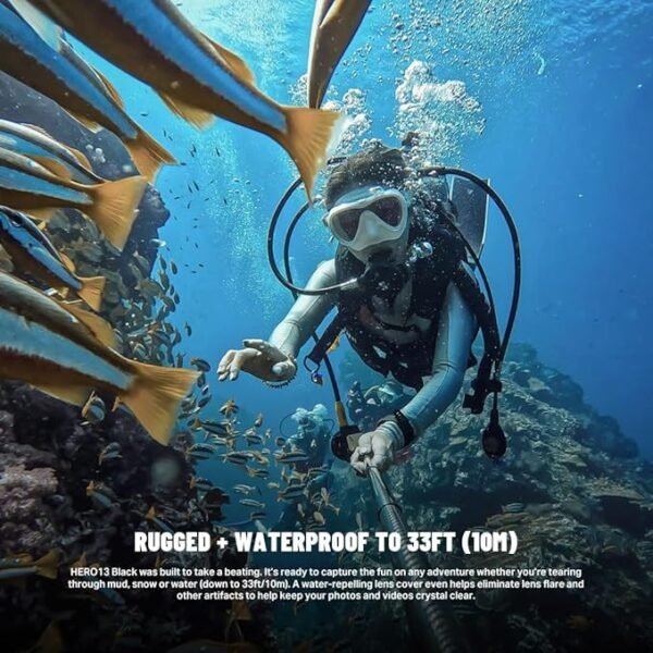 GoPro Hero13 Rugged & Waterproof Action Camera - Image 5