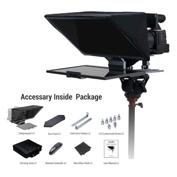 Digitek DTP-016 16” Digitek Teleprompter for Smartphone & DSLR Supports w/Remote Control - Image 5