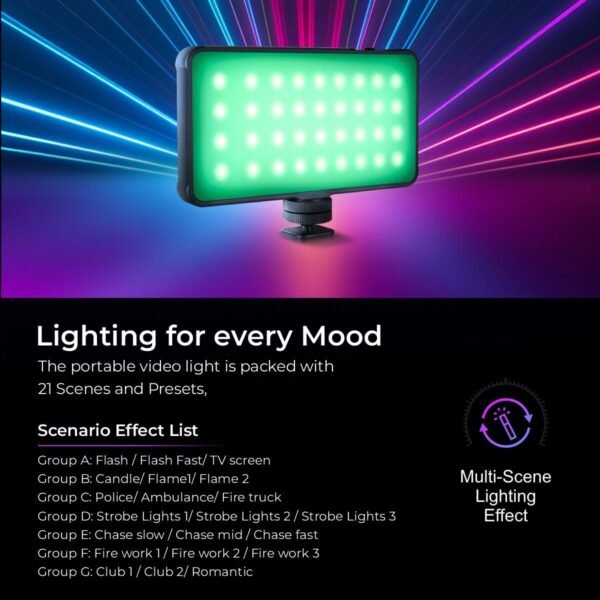 DIGITEK VIDEO LIGHT LED D12W ML RGB - Image 4