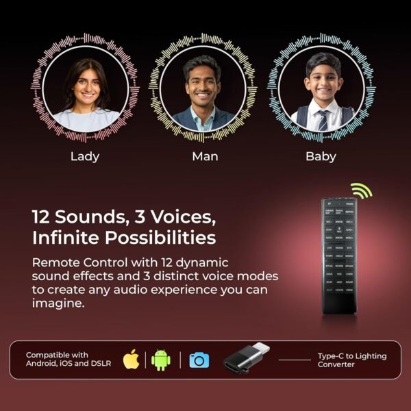 Digitek DWM-201 Wireless Microphone System with Remote & Noise Cancellation - Image 4