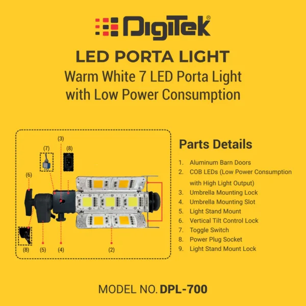 Digitek (DPL 700) Porta Light DPL 700 - Image 2