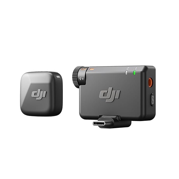 DJI Mic Mini (1 TX RX), Ultralight, Detail-Rich Audio, Noise