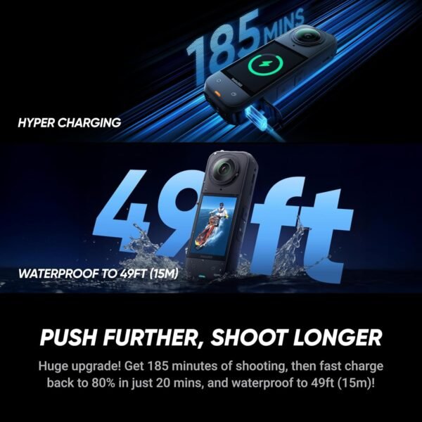 Insta360 X5 - Waterproof 8K 360° Action Camera - Image 2