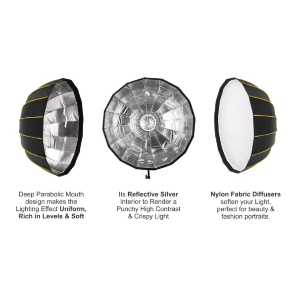 Digitek (DBDS-85S) 85cm Beauty Dish Softbox DBDS-85S - Image 3