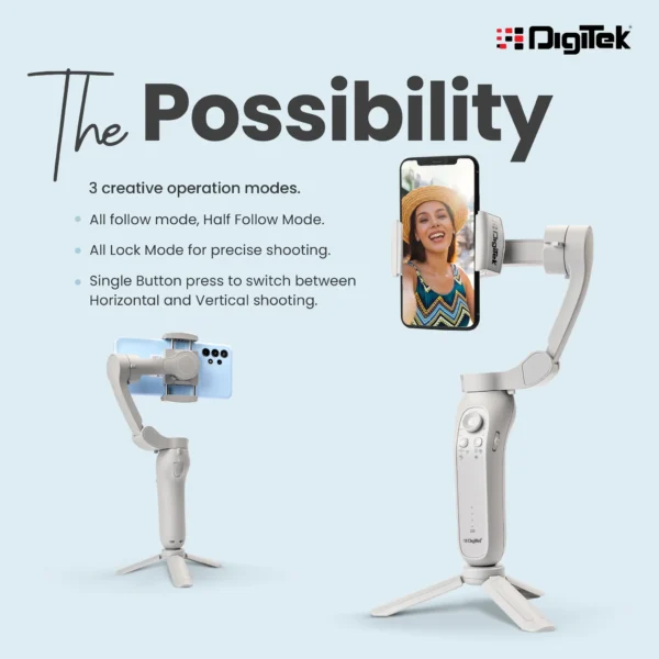 DIGITEK SMARTPHONE GIMBAL DSG008F PRO - Image 2