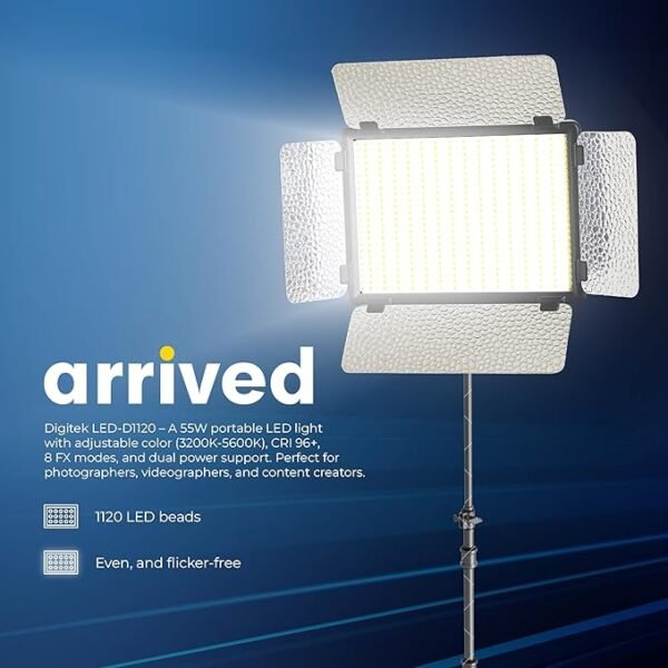 DIGITEK VIDEO LIGHT LED D1120 - Image 6
