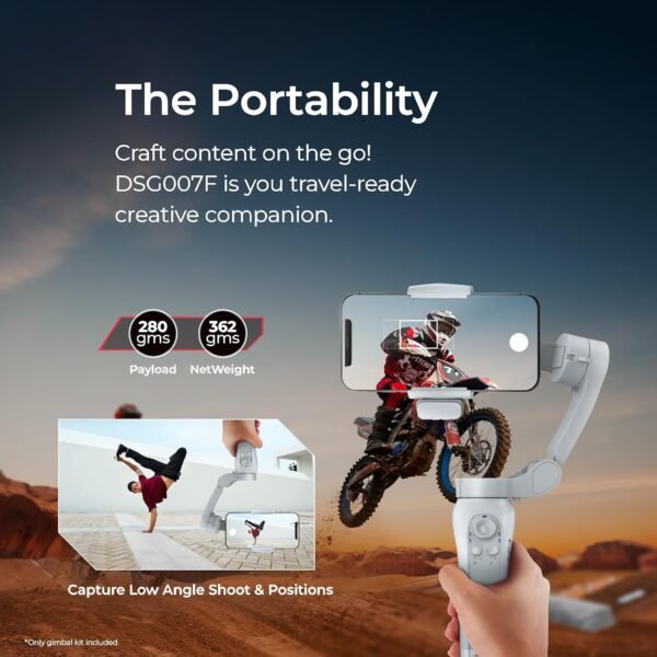 DIGITEK SMARTPHONE GIMBAL DSG007F AI - Image 2