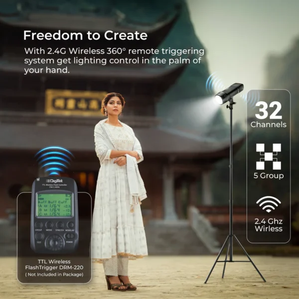 DIGITEK DFL-220 FLASH WITH TTL WIRELESS TRIGGER DRM-220 - Image 10