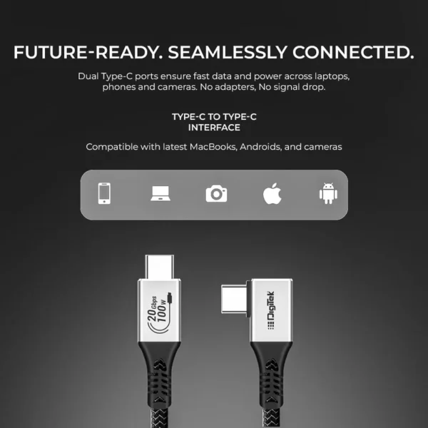 DIGITEK TETHER CABLE C TO C 5M DC5M TC2C - Image 4
