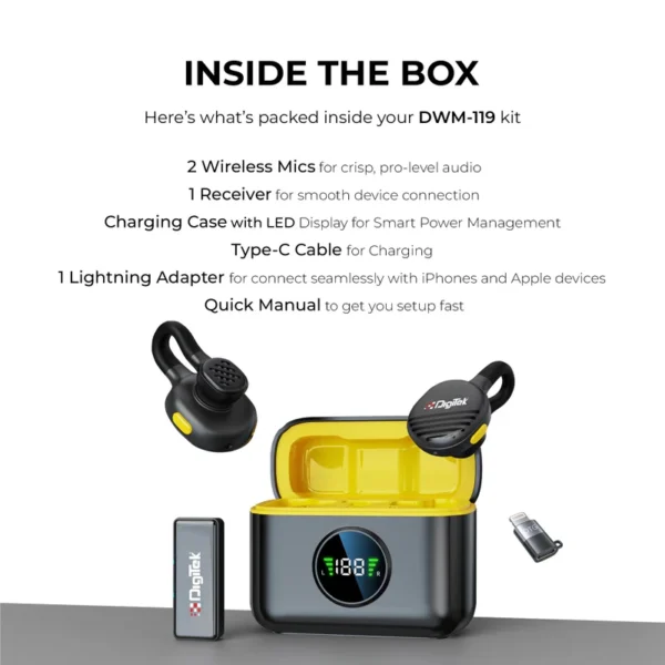 DIGITEK WIRELESS MIC DWM 119 - Image 8