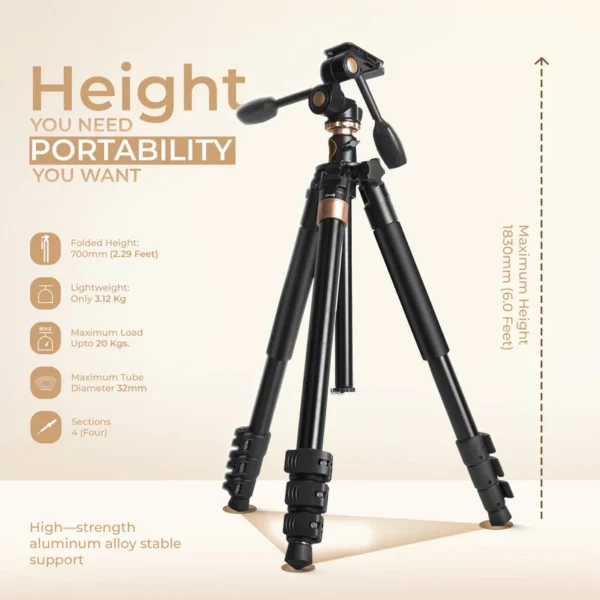 DIGITEK TRIPOD DTR 620 BH - Image 9